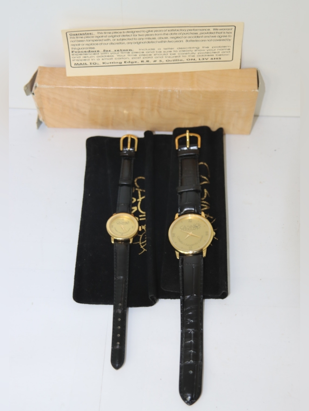 His & Hers Casino Rama Watch Set